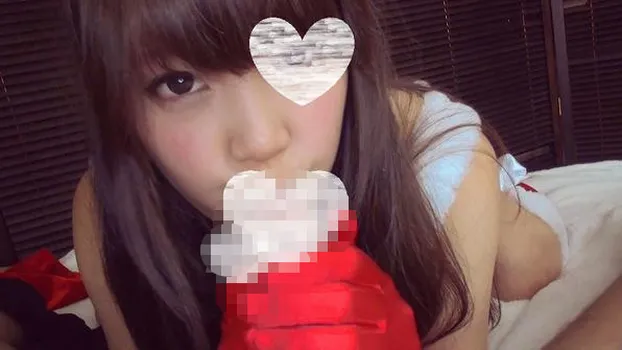 【素人動画】特別編4 超絶可愛い女子大生 Fカップ サテン手袋クリスマス生挿入中出し!