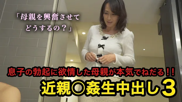 「母親を興奮させてどうするの?」息子の勃起に欲情した母親が本気でねだる!! 近親○姦生中出し3